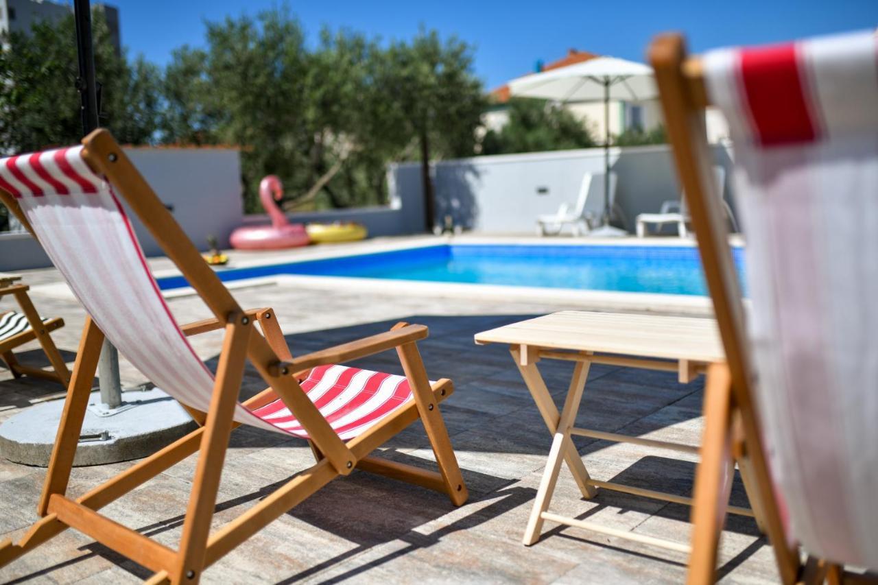 Pool House Luka Apartment Zadar Exterior foto